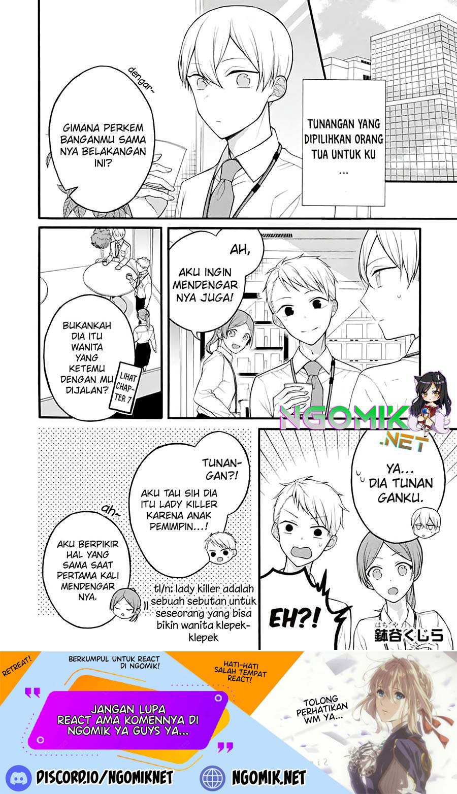Naka no Warui Iinazuke no Hanashi Chapter 18 Bahasa Indonesia